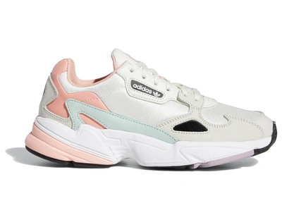 Pre-owned Adidas Originals Adidas Falcon Running White (women's) In Running White/raw White/trace Pink