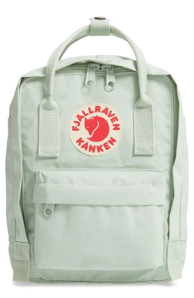 Fjall Raven Mini Kånken Water Resistant Backpack In Mint