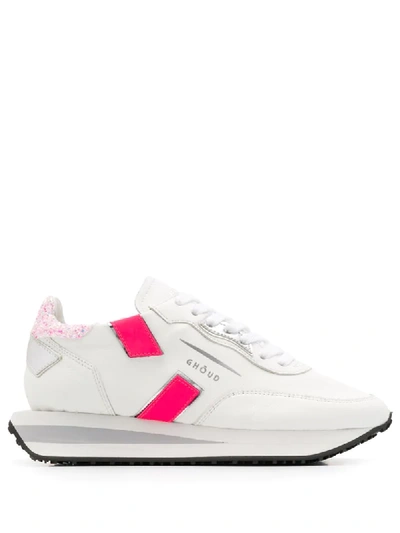 Ghoud Glitter Detailed Low-top Trainers In White