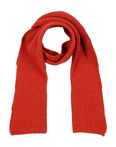 Zanone Scarves In Rust