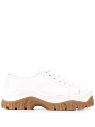 Msgm Chunky-sole Low Top Trainers In White