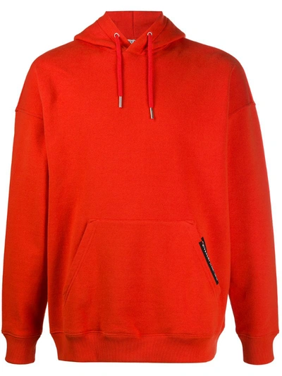 Givenchy Address Relaxed-fit Hoodie In Red