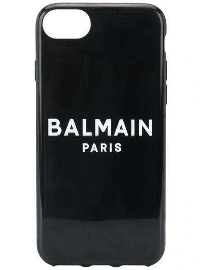 Balmain Logo Print Iphone 6/7/8 Case In Black
