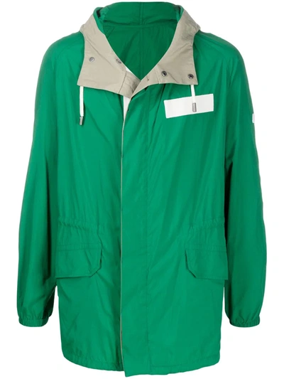 Yves Salomon Lightweight Zip-up Jacket In Green