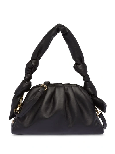 Miu Miu Two-strap Shoulder Bag In Black