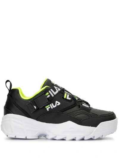Fila fast hotsell charge black