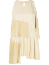 N°21 Pleated Details Tank Top In Neutrals