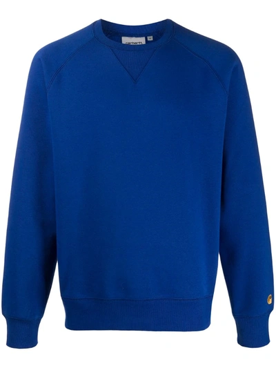 Carhartt Chase Sweatshirt In Blue