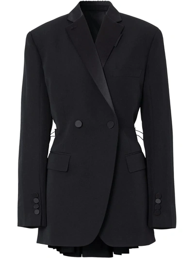 Burberry Cut-out Tuxedo Jacket In Black