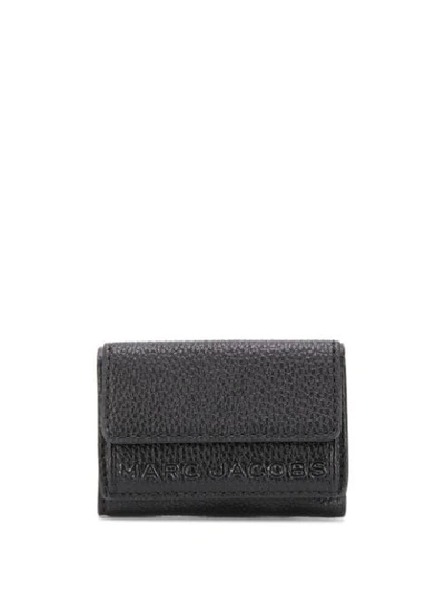 Marc Jacobs Logo-embossed Wallet In Black