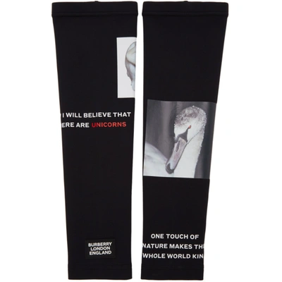 Burberry Black Unicorns Arm Warmers