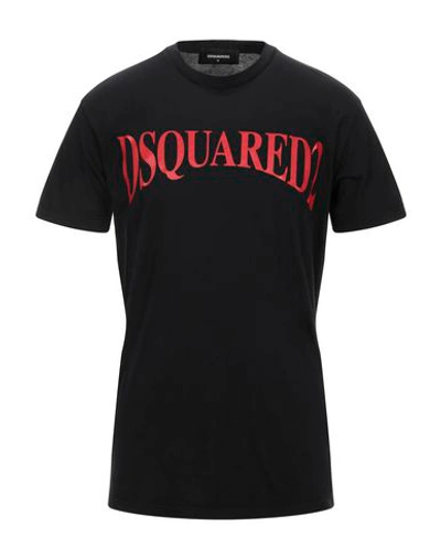 Dsquared2 T-shirts In Black
