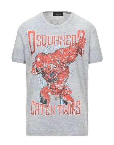 Dsquared2 T-shirts In Grey