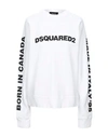 Dsquared2 Sweatshirts In White