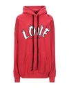 The Editor Hooded Sweatshirt In Red