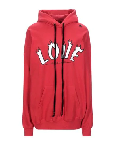 The Editor Hooded Sweatshirt In Red