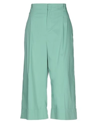 Liviana Conti 3/4-length Shorts In Light Green