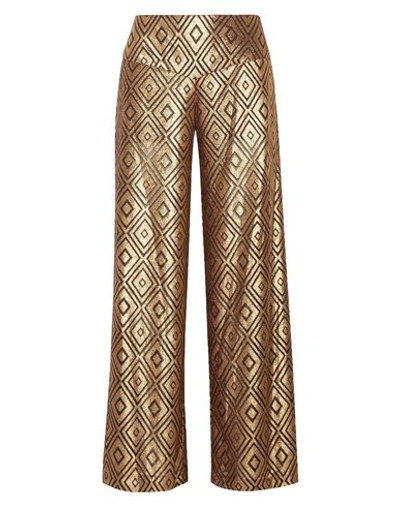 Anna Sui Pants In Gold