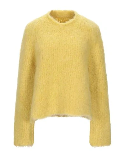 Maison Margiela Sweaters In Yellow