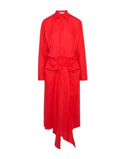 Tome Midi Dresses In Red