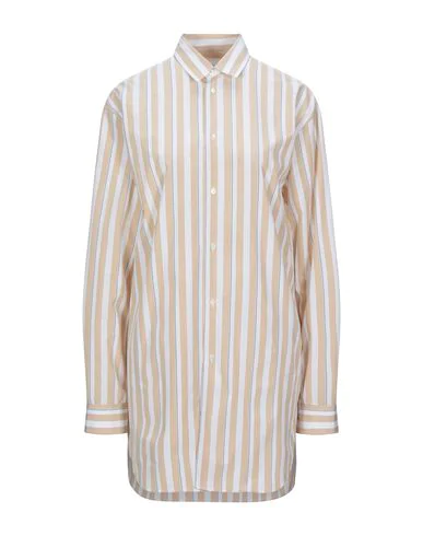Jil Sander Striped Shirt In Beige | ModeSens