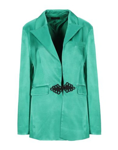 De La Vali Suit Jackets In Emerald Green
