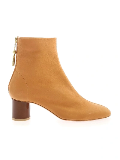 Anna Baiguera Annalia Ankle Boots In Light Brown In Camel