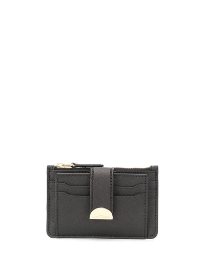 The Marc Jacobs Leather Card Case In Black