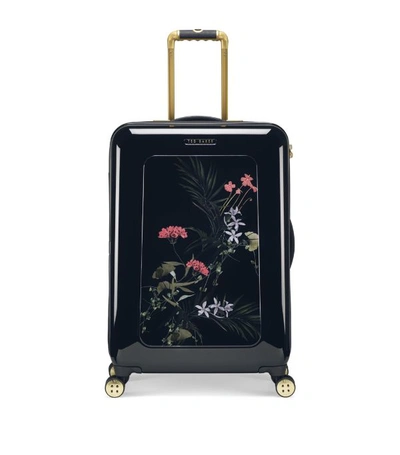 Ted Baker Take Flight Highland Small Trolley Suitcase In Black