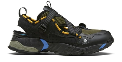 Adidas Stmnt Novaturbo Sneakers In Core Black Active Gold Mesa
