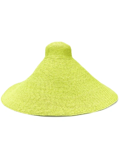Jacquemus Le Grand Chapeau Valensole Straw Hat In Green