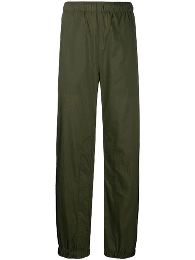 Acne Studios Classic Tapered Track Trousers In Green