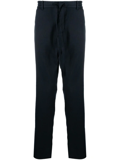 Vince James Classic-fit Chino Trousers In Blue