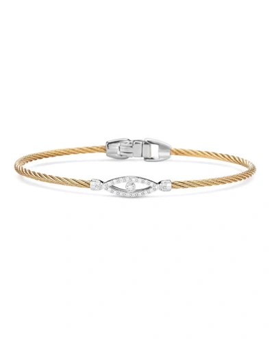 Alor Diamond Bangle In Gold