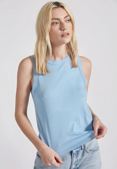 Current Elliott The Vintage Muscle Tank In Della Robia Blue