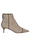 Alexandre Birman Ankle Boots In Gold