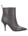 L'autre Chose Ankle Boot In Steel Grey