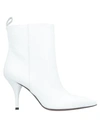 L'autre Chose Ankle Boots In White