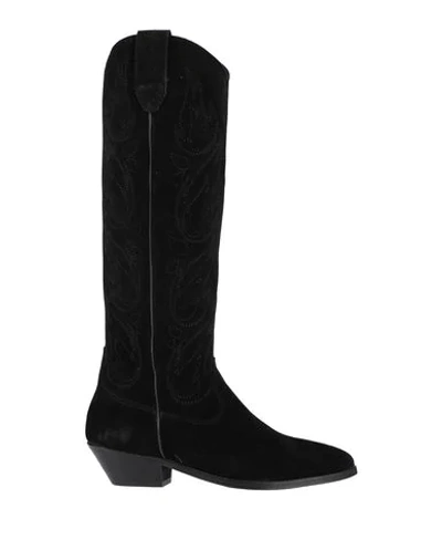 Catarina Martins Knee Boots In Black