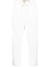 Nili Lotan Casablanca Cropped Cotton-blend Twill Pants In White