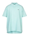 Lacoste Polo Maniche Corte Uomo Turchese In Light Green