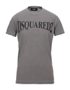 Dsquared2 T-shirts In Grey