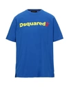 Dsquared2 T-shirts In Blue