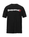 Dsquared2 T-shirts In Black
