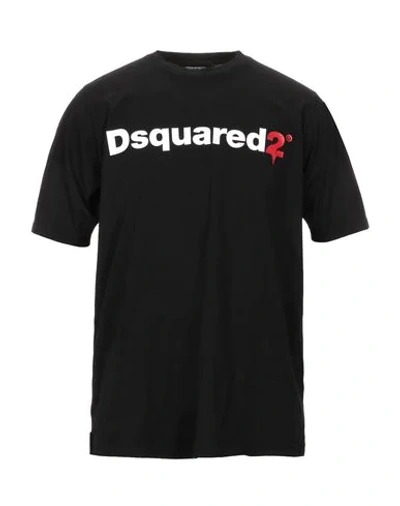 Dsquared2 T-shirts In Black