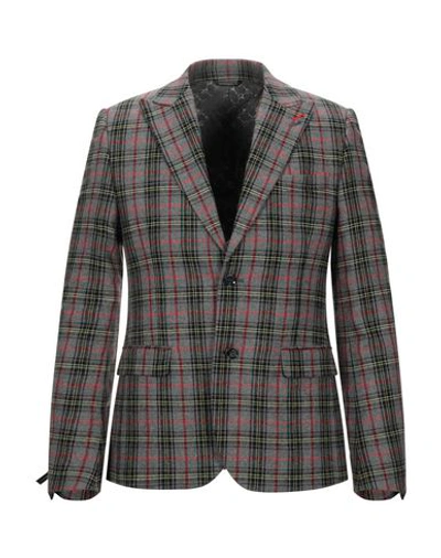 Daniele Alessandrini Suit Jackets In Grey