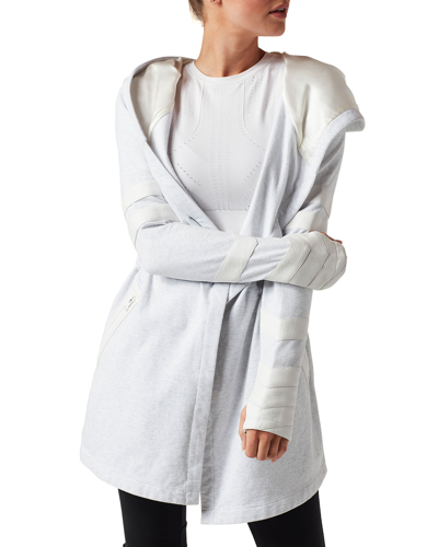 Blanc Noir Surfside Traveler Hooded Jacket In White