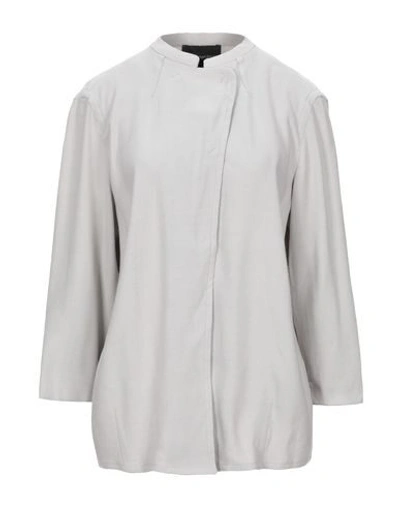 Emporio Armani Suit Jackets In Light Grey