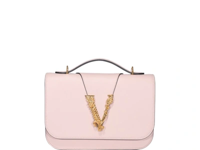 Versace Virtus Shoulder Bag In Pink