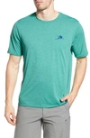 Patagonia Capilene Cool Daily Graphic T-shirt In Vision Mission/ Beryl Green